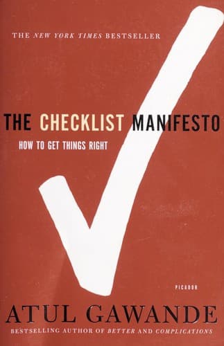 The Checklist Manifesto