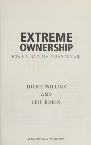 Extreme Ownership